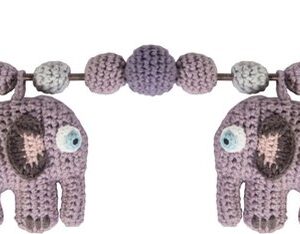 Sebra wagenspanner olifant pastel lila
