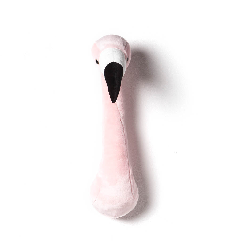 Wild and Soft dierenkop kinderkamer flamingo - Afbeelding 2
