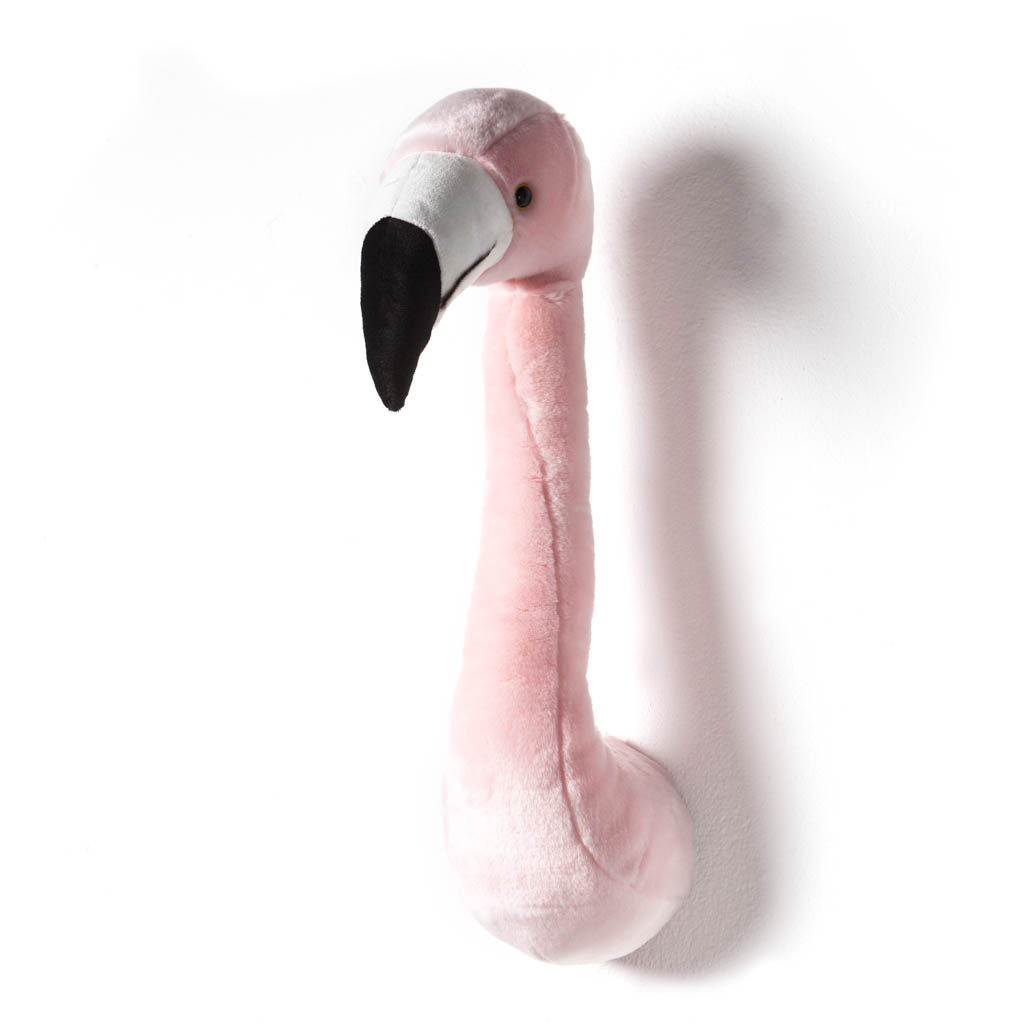 Wild and Soft dierenkop kinderkamer flamingo - Afbeelding 3