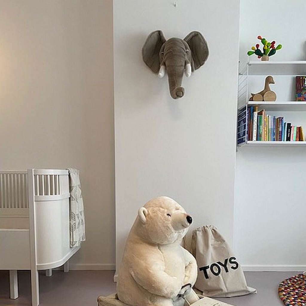 Wild and Soft dierenkop olifant - Afbeelding 4