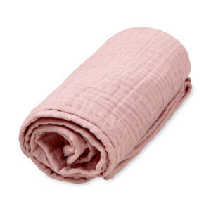 Cam Cam wiegdeken zomer hydrofiel 100x100 - berry/roze