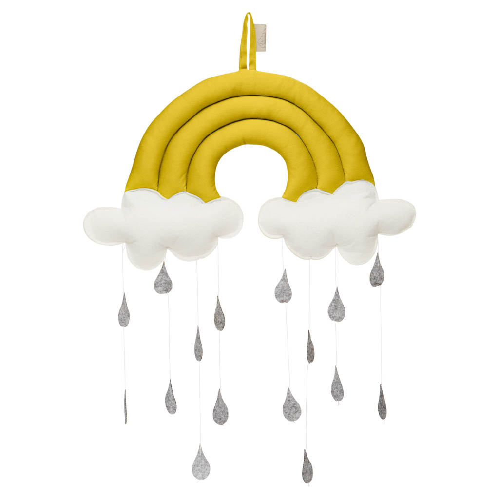 Cam Cam Boxmobiel hanger regenboog - mustard