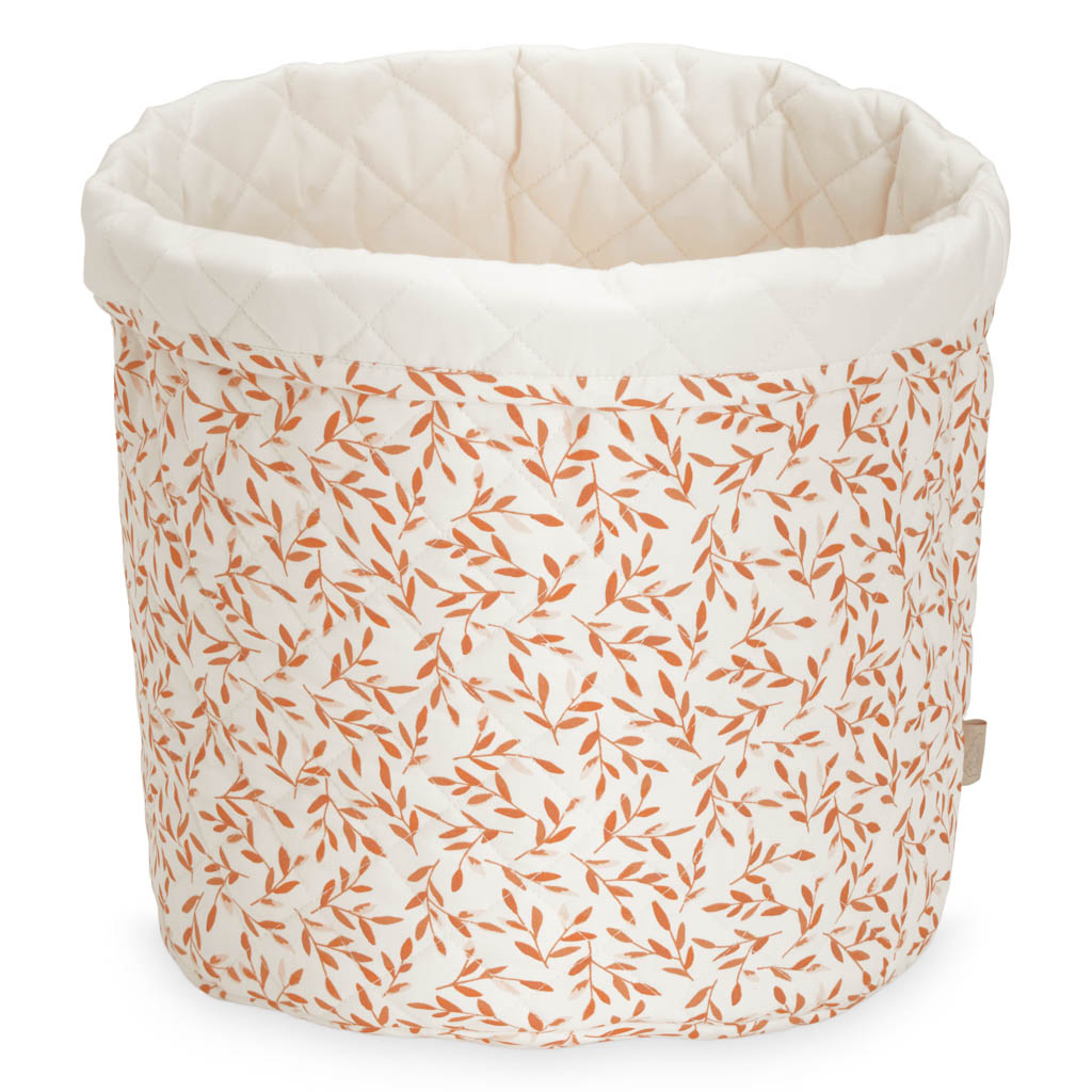 Cam Cam stoffen opbergmand - medium - caramel leaves