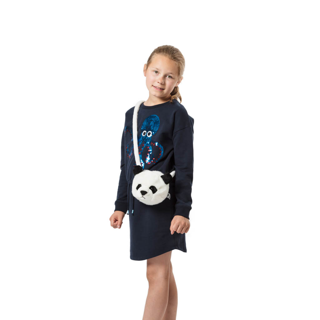 Wild and Soft pluchen schoudertasje panda - Afbeelding 2