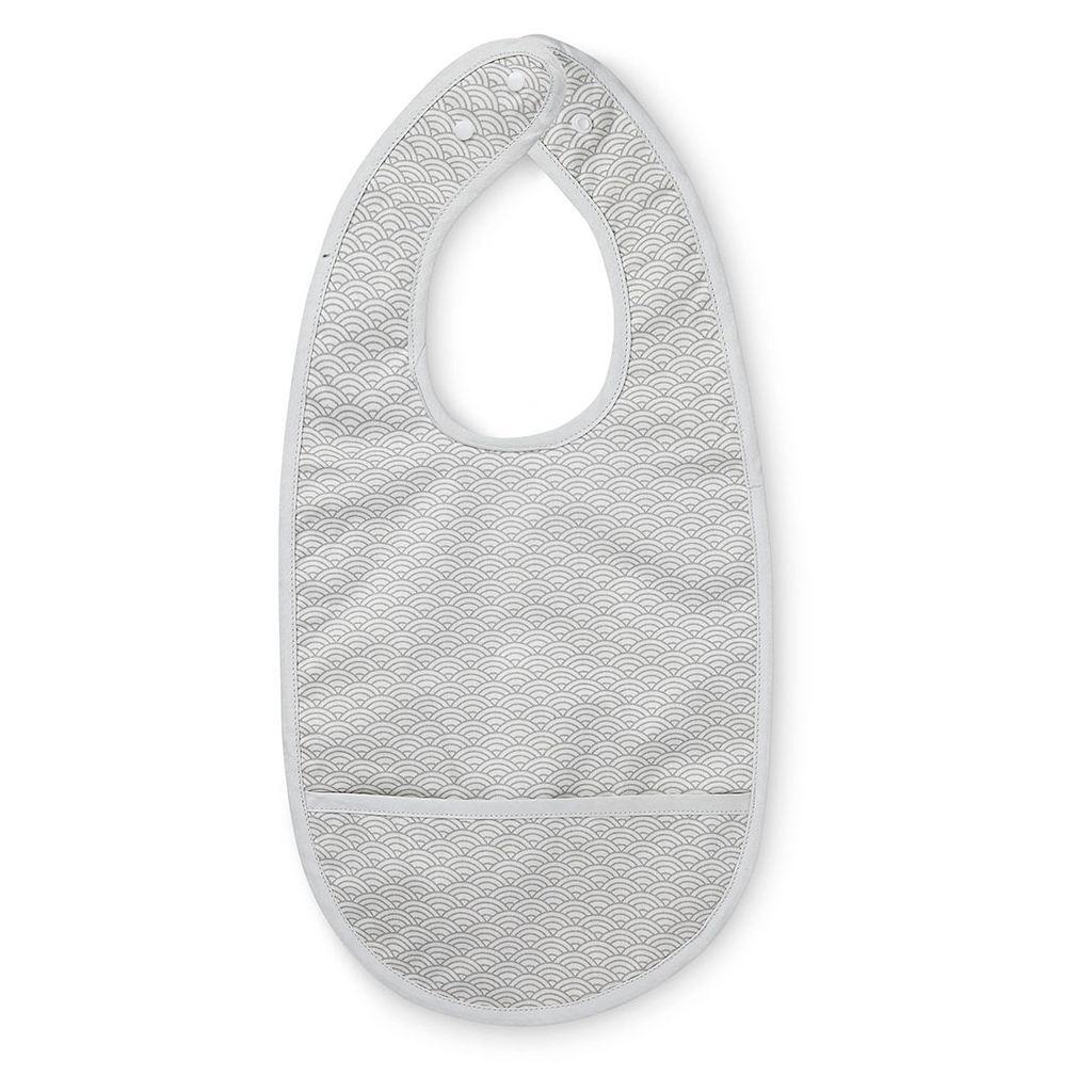 Cam Cam slabbetje - L30cm - grey wave
