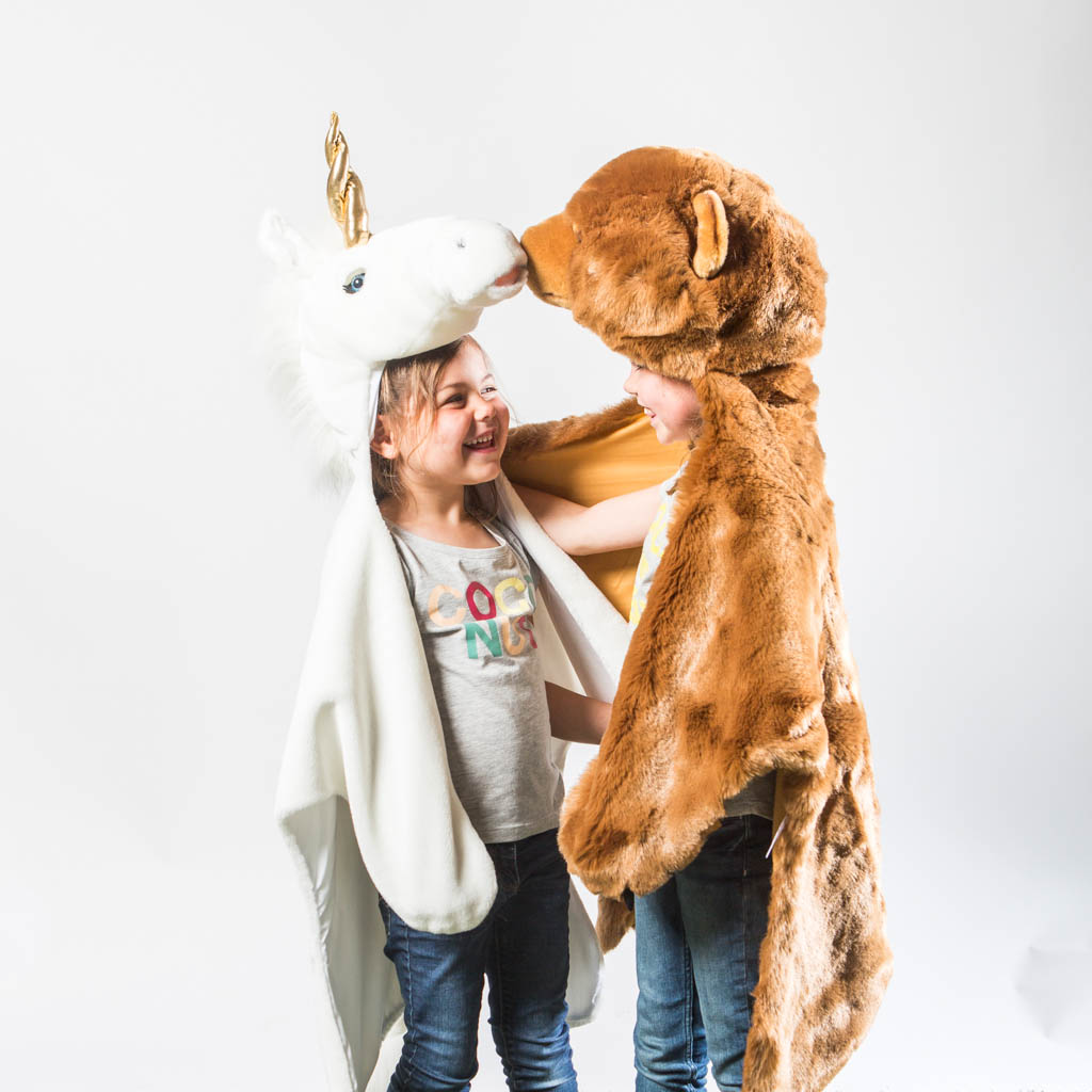 Wild and Soft verkleedkleding dierenpak eenhoorn - Afbeelding 6