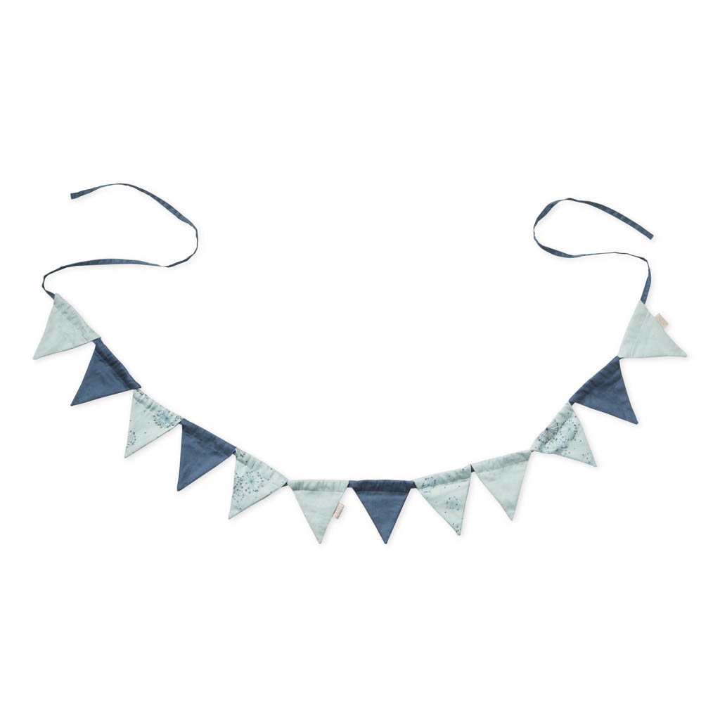 Cam Cam stoffen slinger - mix blauw