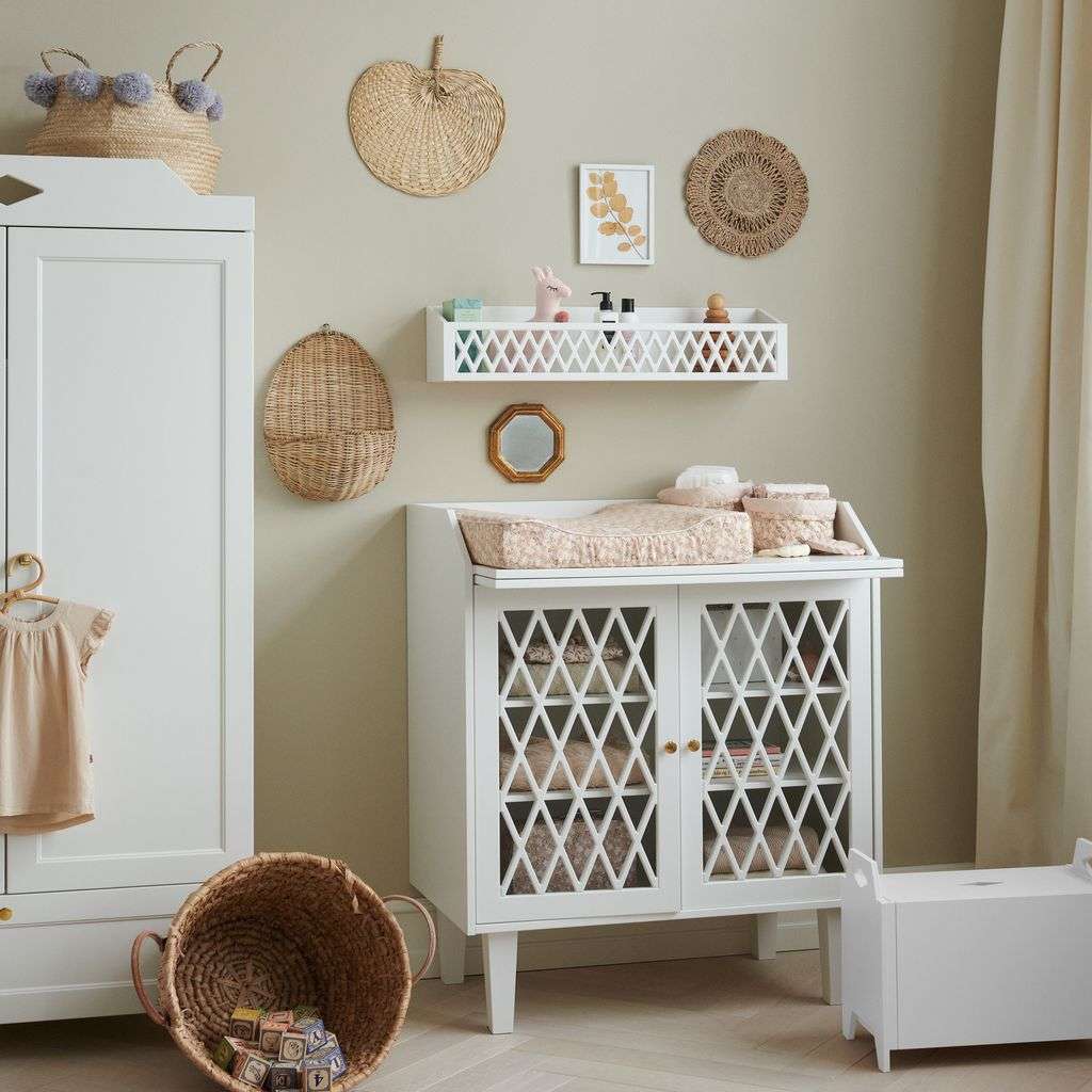 Cam Cam wandplank Harlequin - wit - Afbeelding 2