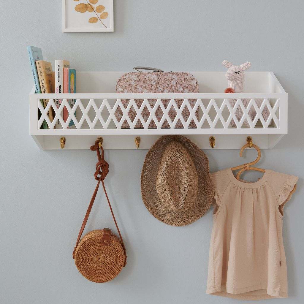 Cam Cam wandplank Harlequin - wit - Afbeelding 4