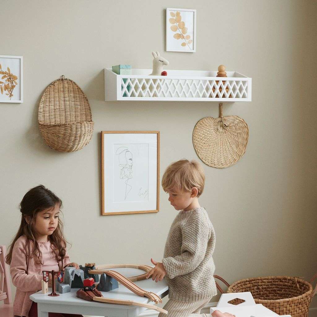 Cam Cam wandplank Harlequin - wit - Afbeelding 5