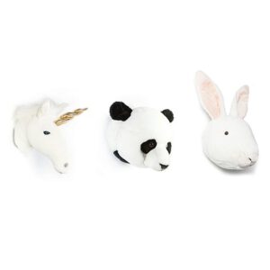 Wild and Soft dierenkoppen mini Lovely set van 3