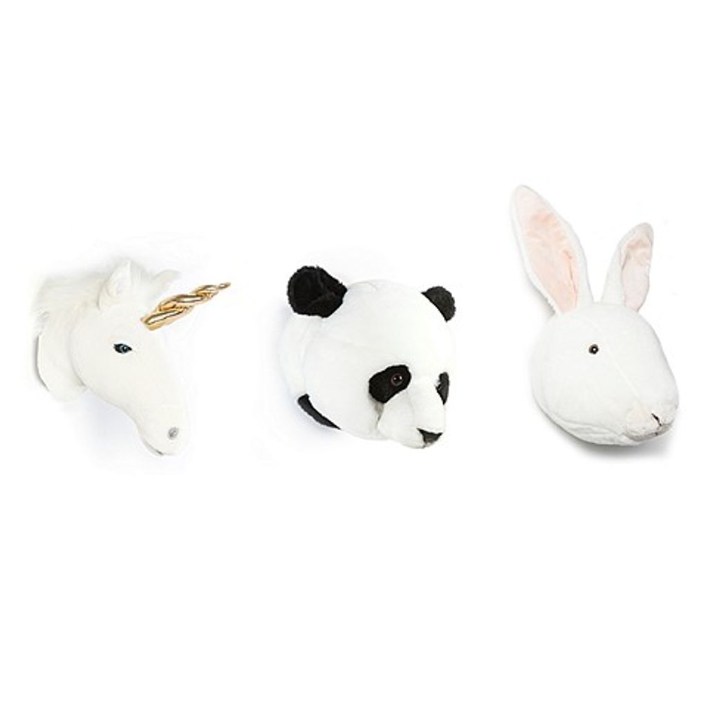 Wild and Soft dierenkoppen mini Lovely set van 3