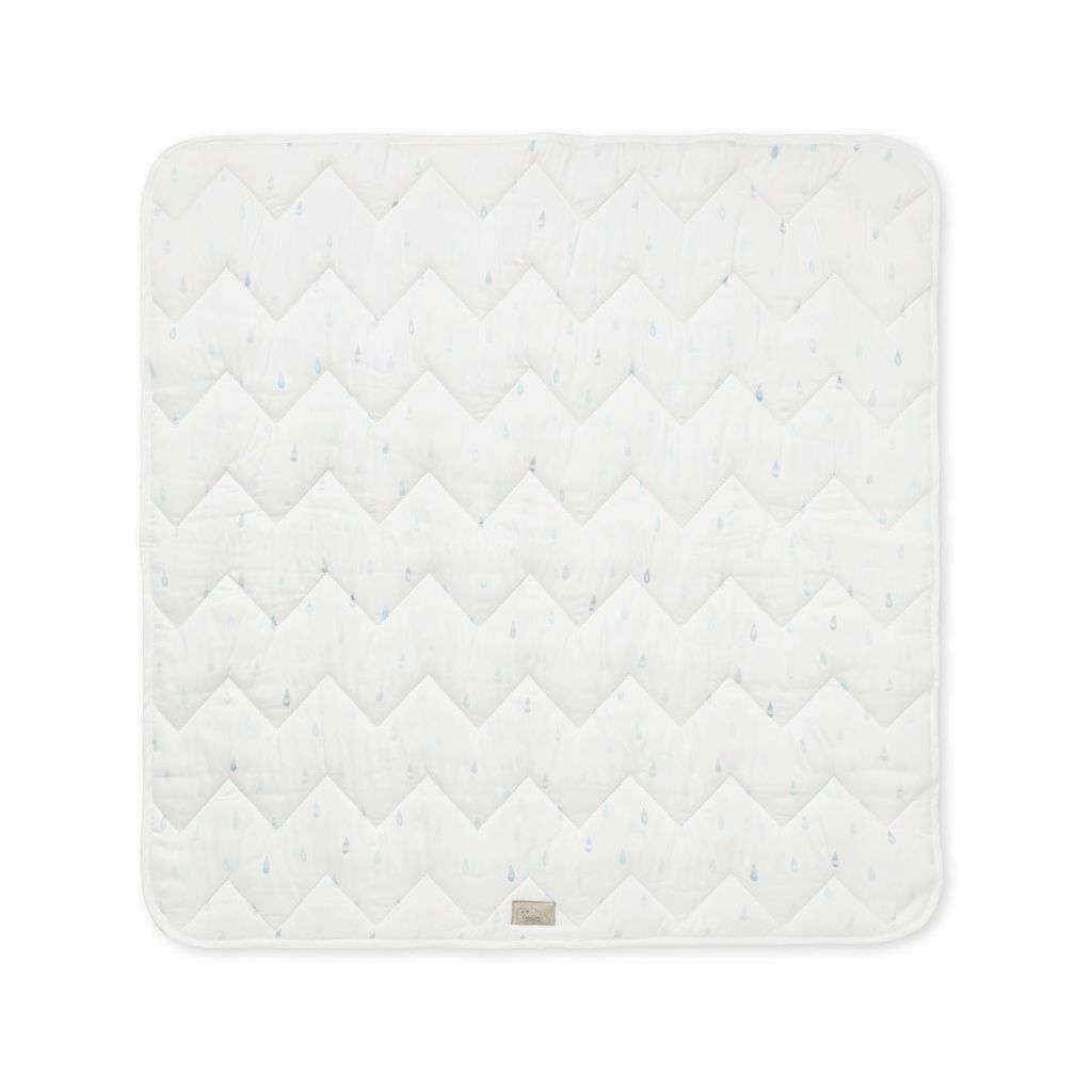 Cam Cam speelkleed Raindrops 75x95cm - wit - Afbeelding 2