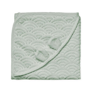 Cam Cam badcape met oortjes - 80x80cm - dusty green