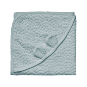 Cam Cam badcape met oortjes - 80x80cm - petrol