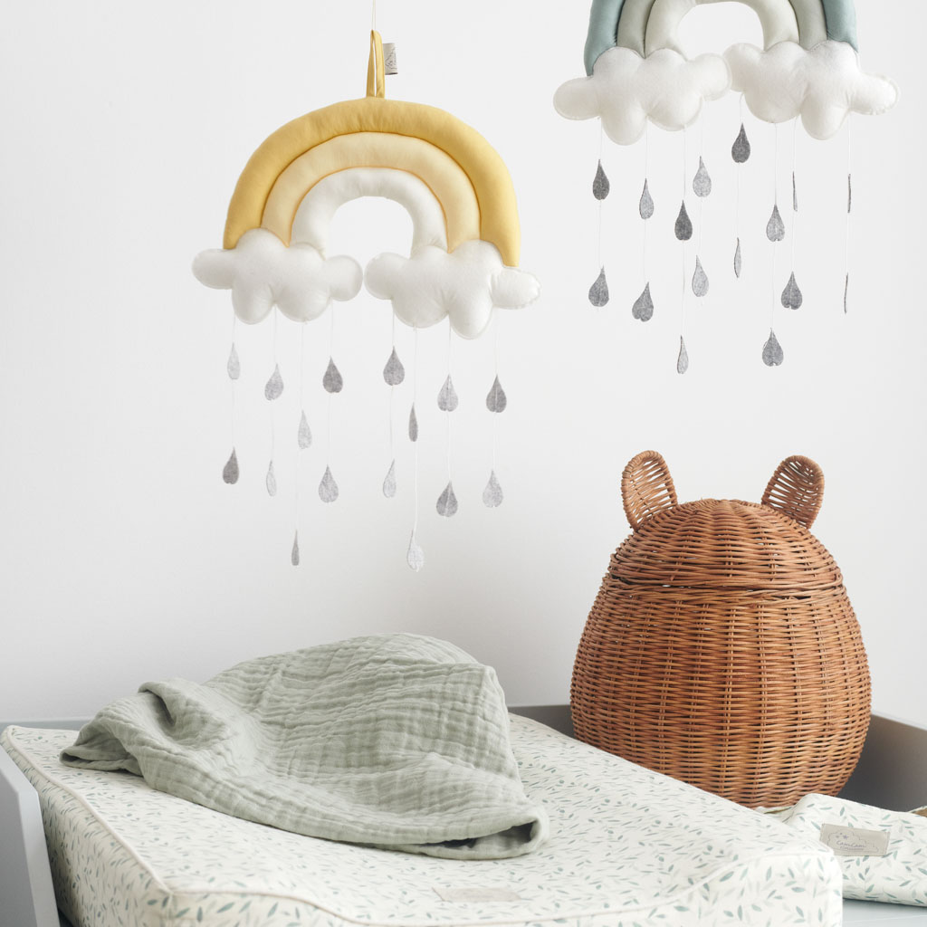 Cam Cam hydrofiele doeken set van twee 70x70 - dusty green - Afbeelding 2