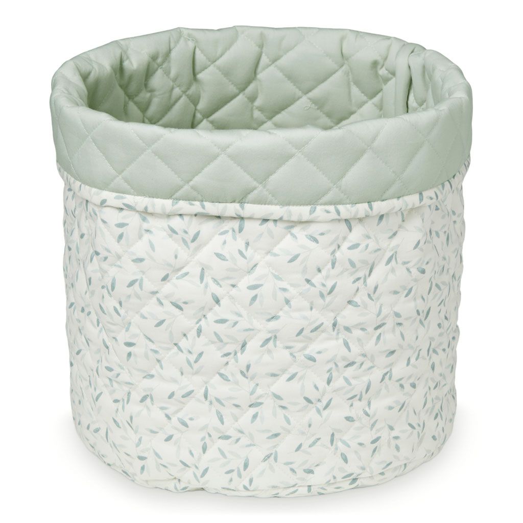 Cam Cam stoffen opbergmand - medium - green leaves