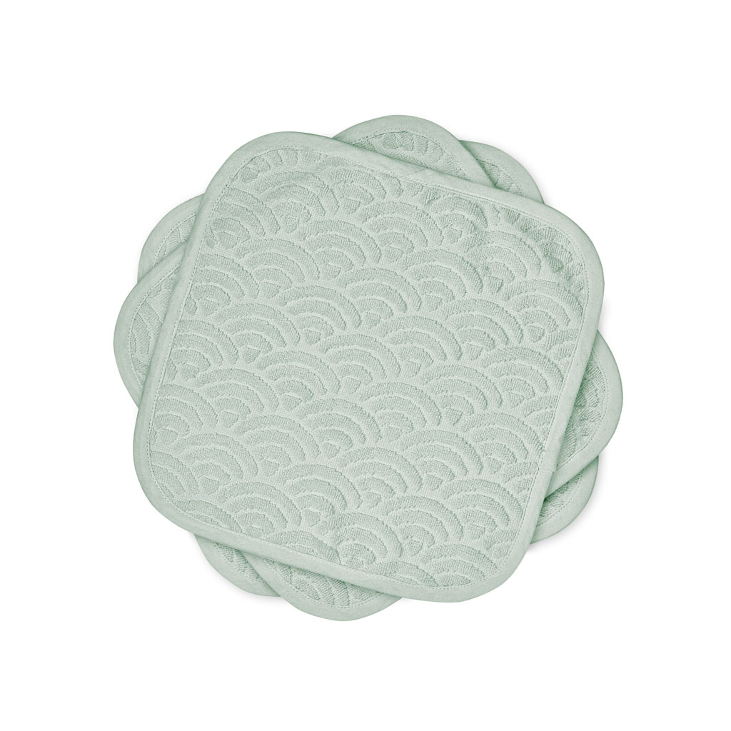 Cam Cam spuugdoekjes set van drie - dusty green