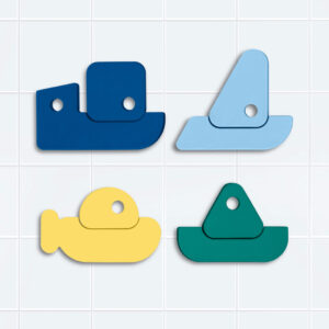 Quut badpuzzel - boten - 8 stuks