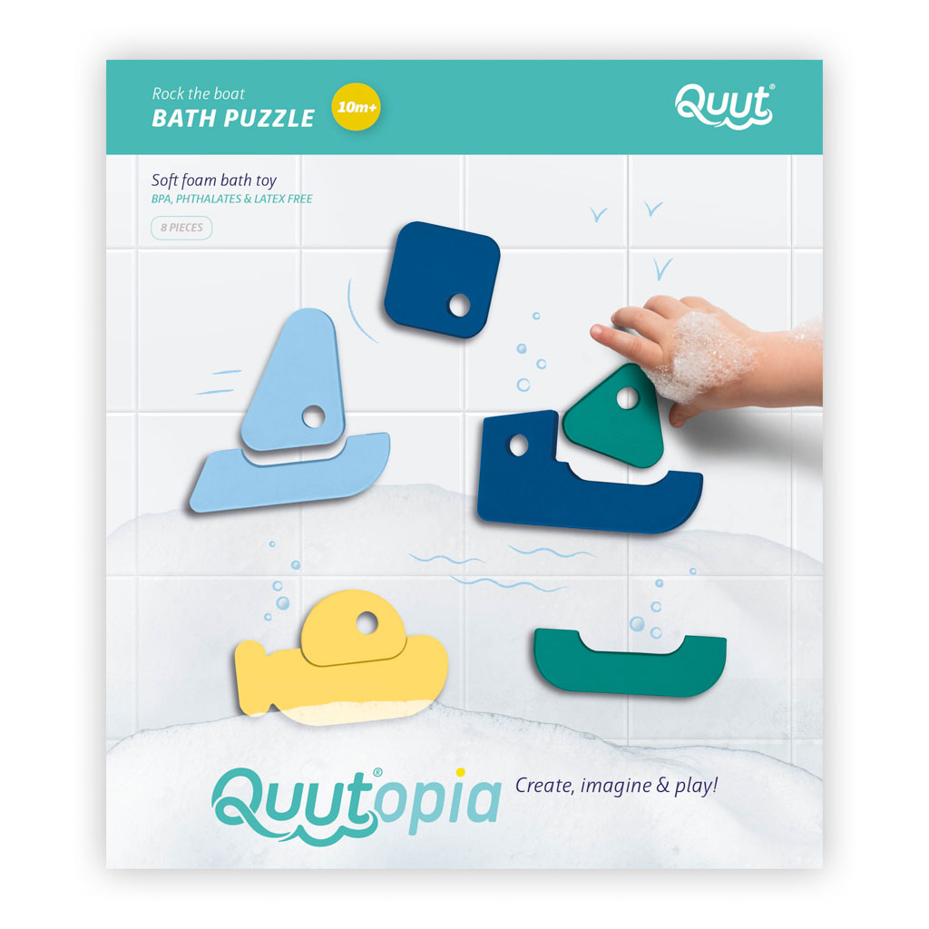 Quut badpuzzel - boten - 8 stuks - Afbeelding 2