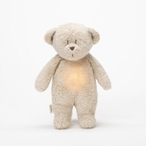 Moonie beer knuffel met hartslag - sand