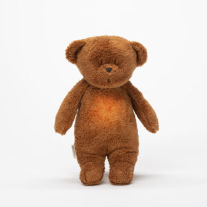 Moonie beer knuffel met hartslag - caramel