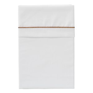 Cottonbaby wieglaken wit biesje 75x90 - koper