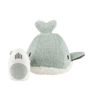 Flow Amsterdam knuffel met hartslag walvis - groen