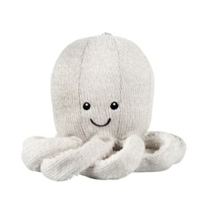 Flow Amsterdam knuffel met muziek octopus - grijs