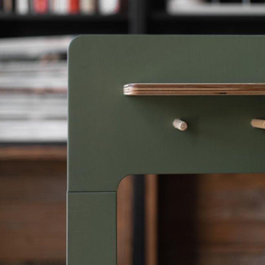 Midmini speelgoed keuken van hout - groen - Afbeelding 5