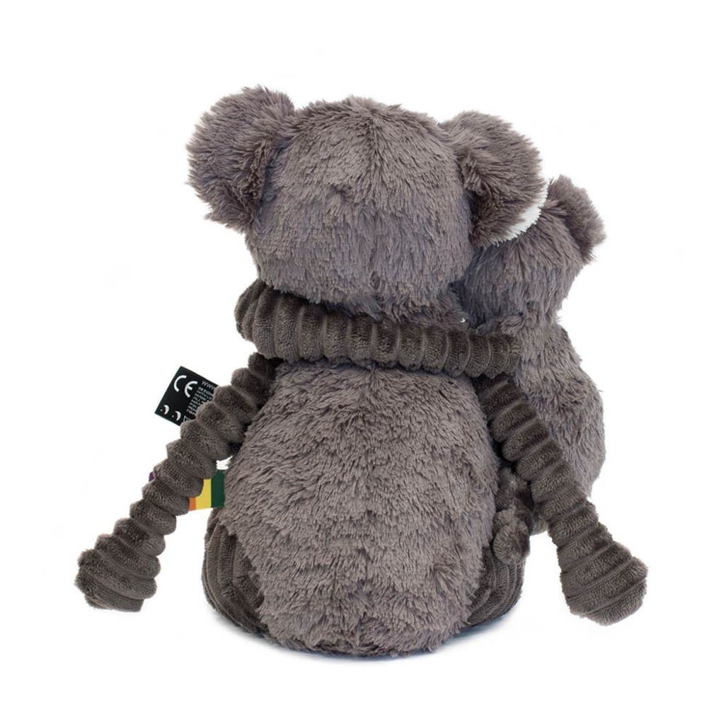 Koala knuffel met baby- grijs - Afbeelding 2