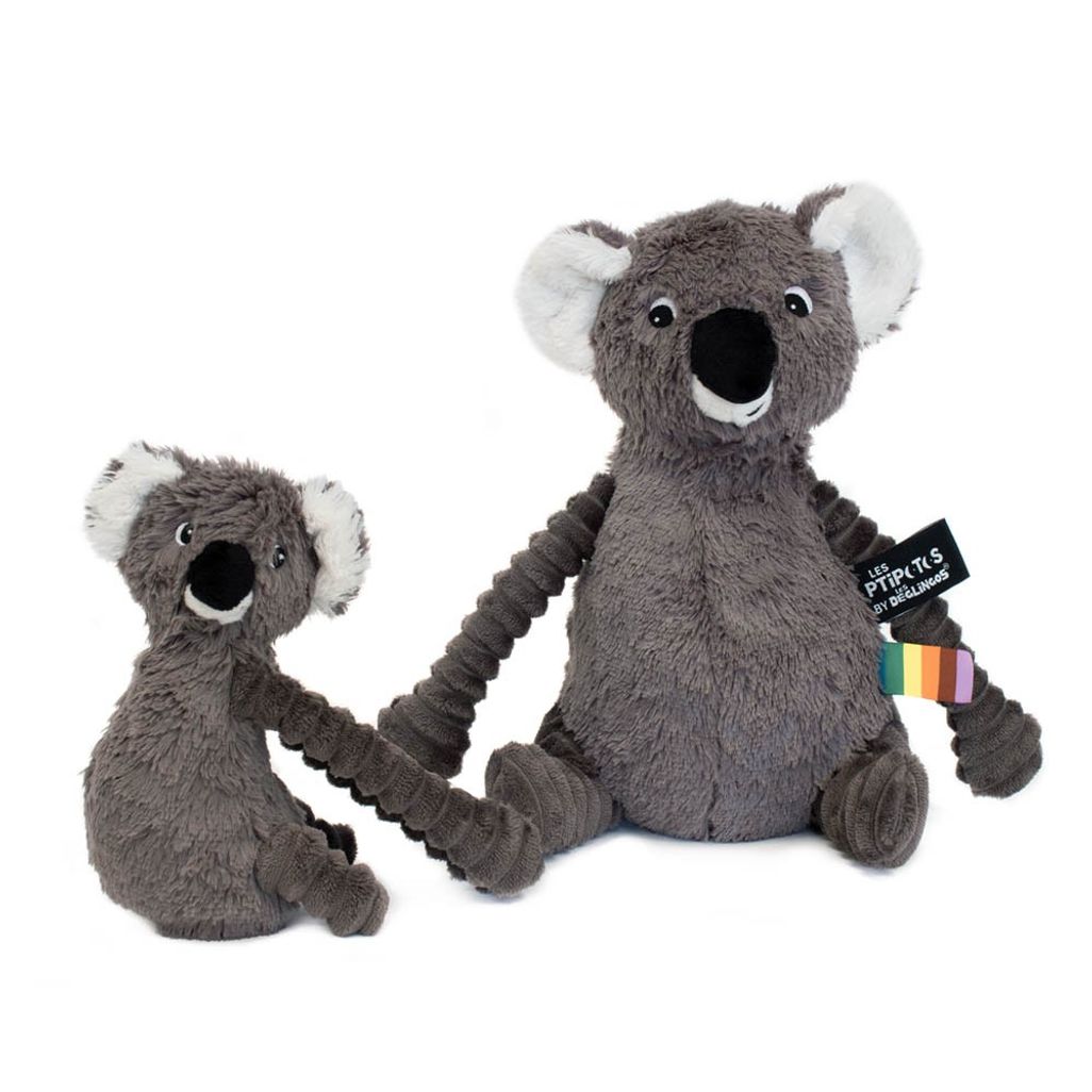 Koala knuffel met baby- grijs - Afbeelding 3