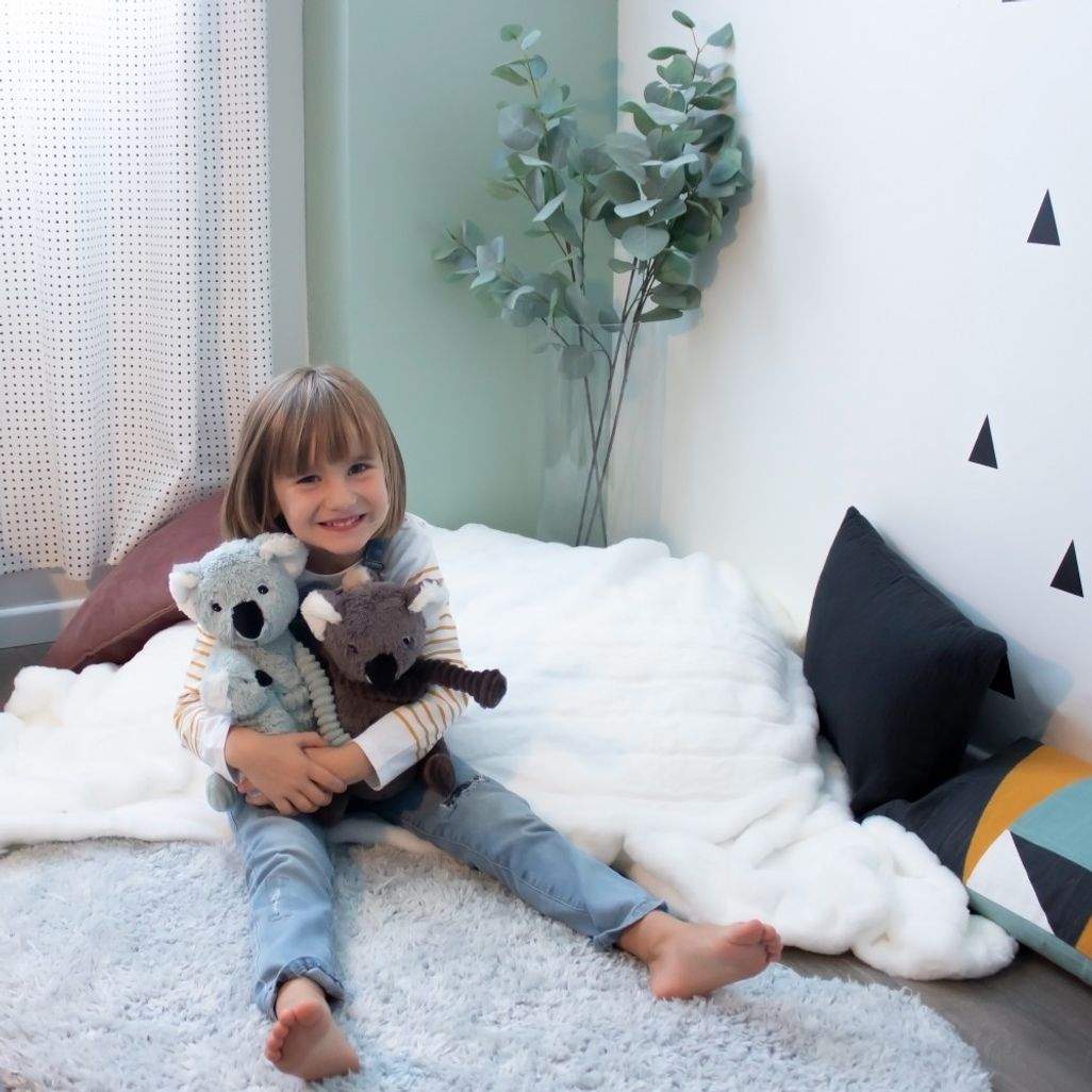 Koala knuffel met baby- grijs - Afbeelding 5
