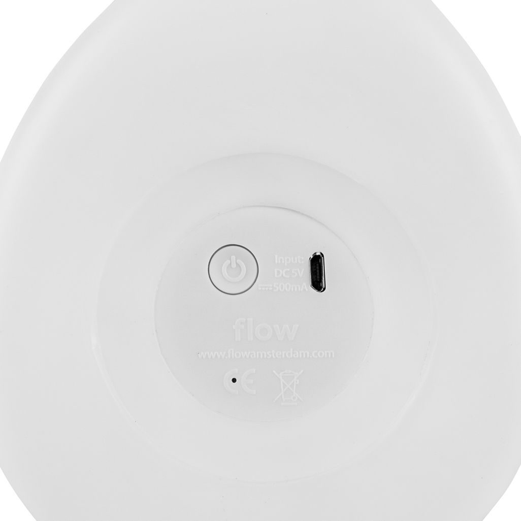 Flow Amsterdam oplaadbaar led nachtlampje dier walvis - wit - Afbeelding 3