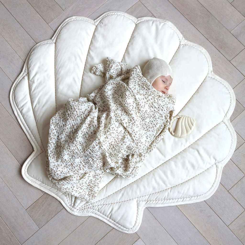 Cam Cam hydrofiele doek XL met print - 120x120 / lierre - Afbeelding 3