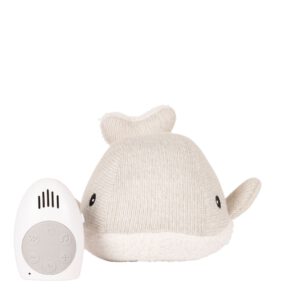Flow Amsterdam knuffel met hartslag walvis - grijs