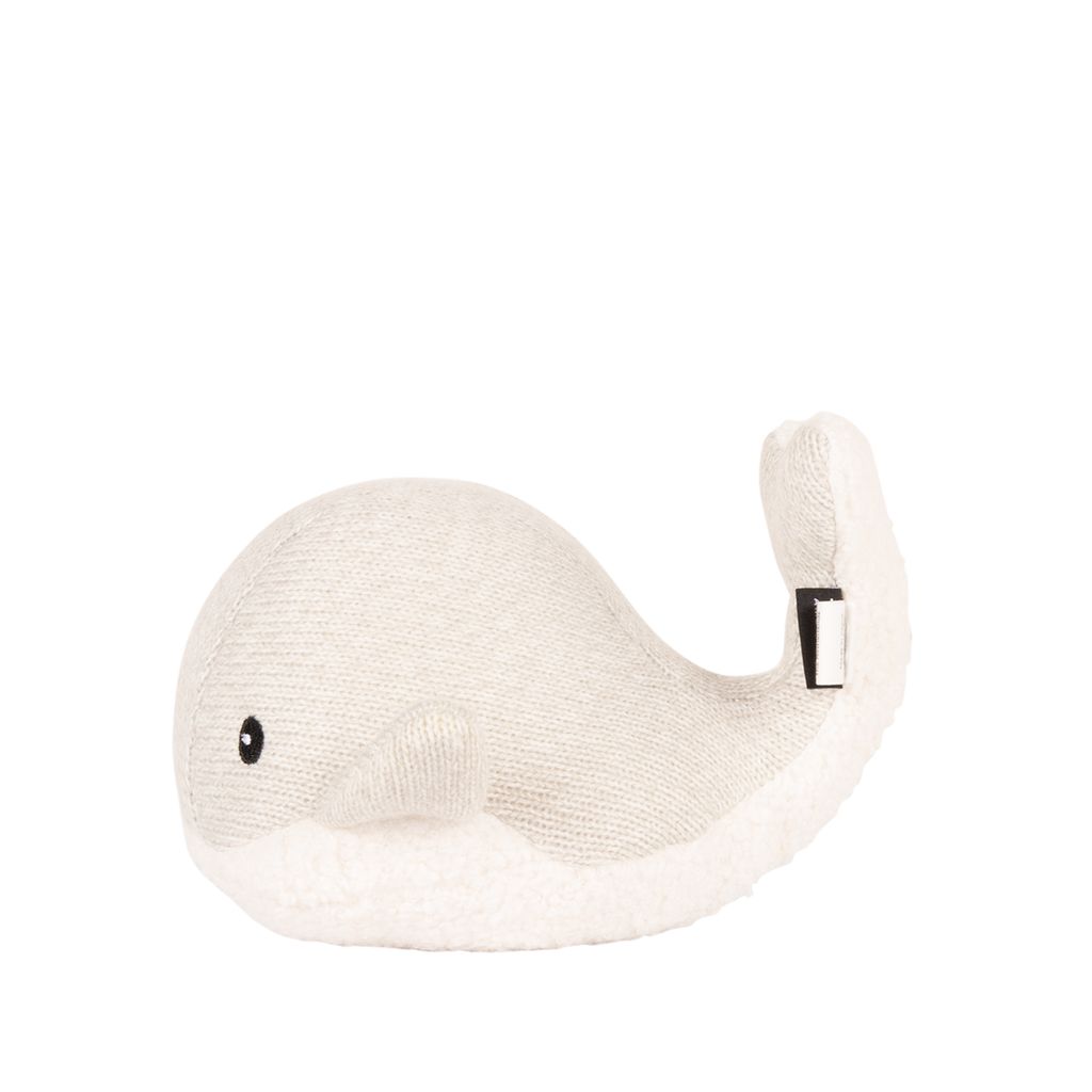 Flow Amsterdam knuffel met hartslag walvis - grijs - Afbeelding 2