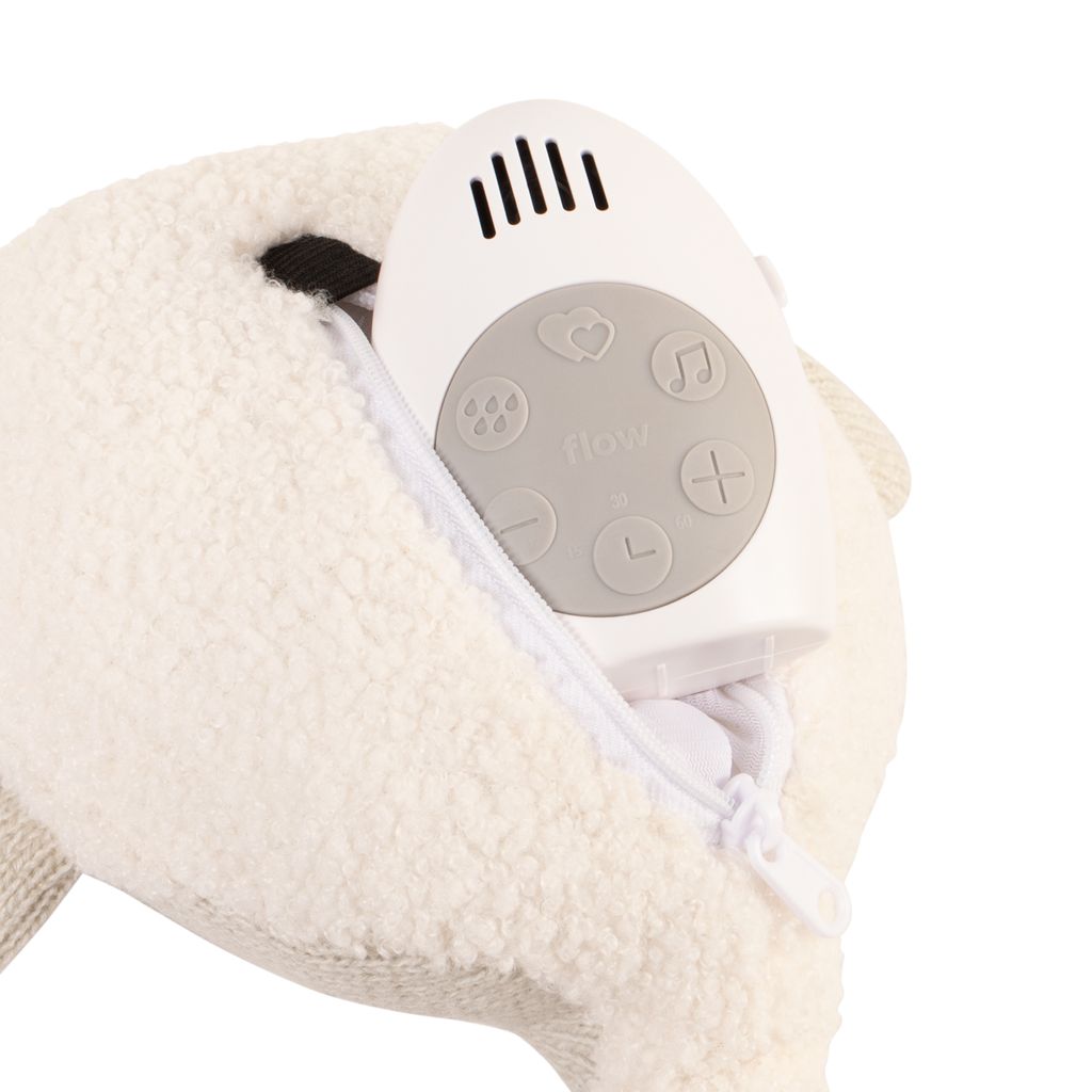 Flow Amsterdam knuffel met hartslag walvis - grijs - Afbeelding 3