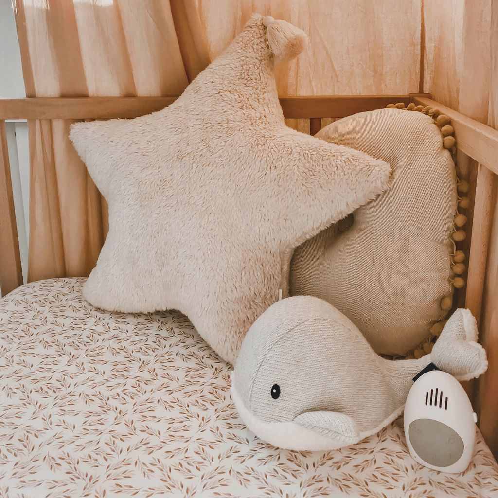 Flow Amsterdam knuffel met hartslag walvis - grijs - Afbeelding 6