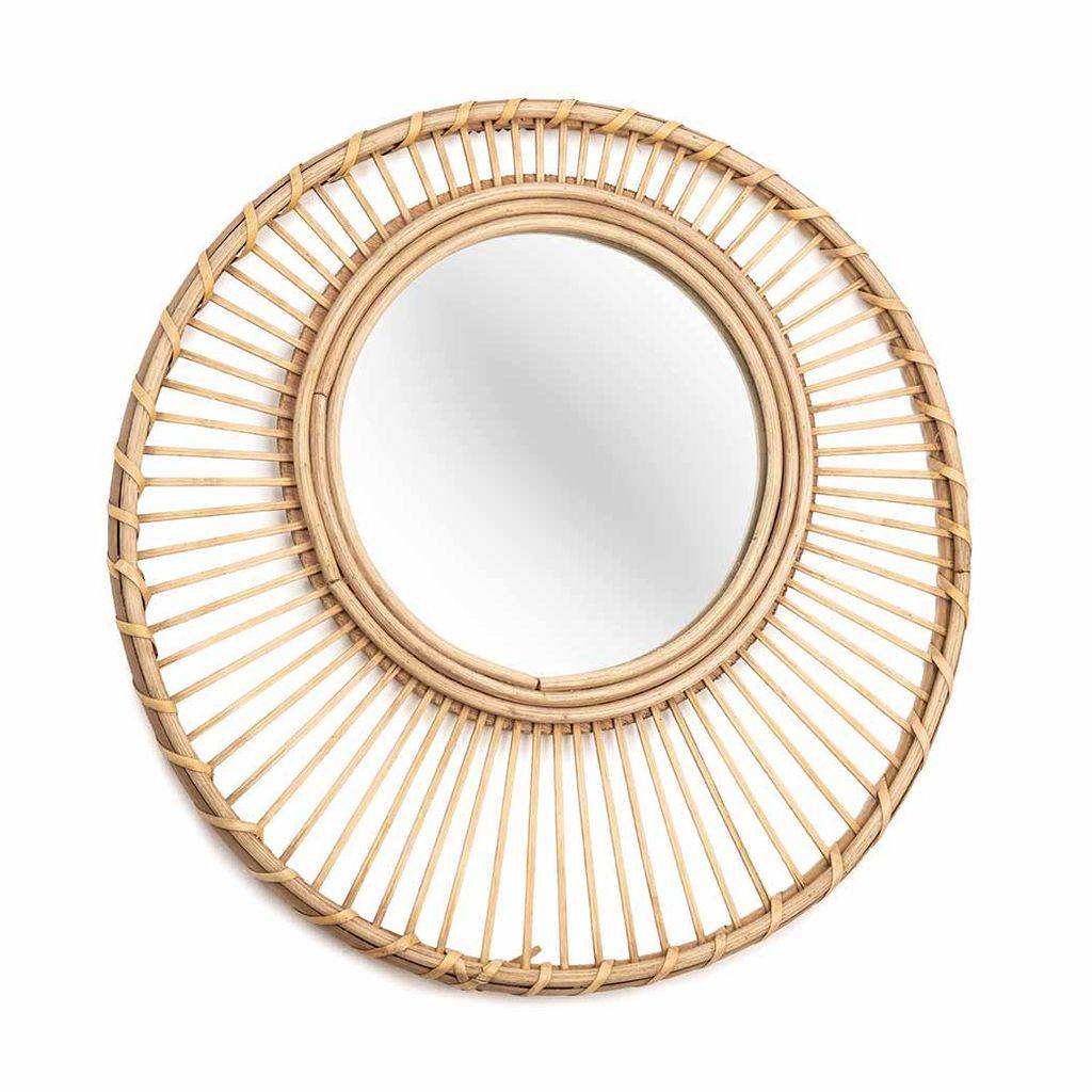Kidsdepot bamboe spiegel rond Miles - naturel