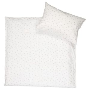 Koeka dekbedovertrek ledikant oaky 100x135 - warm white