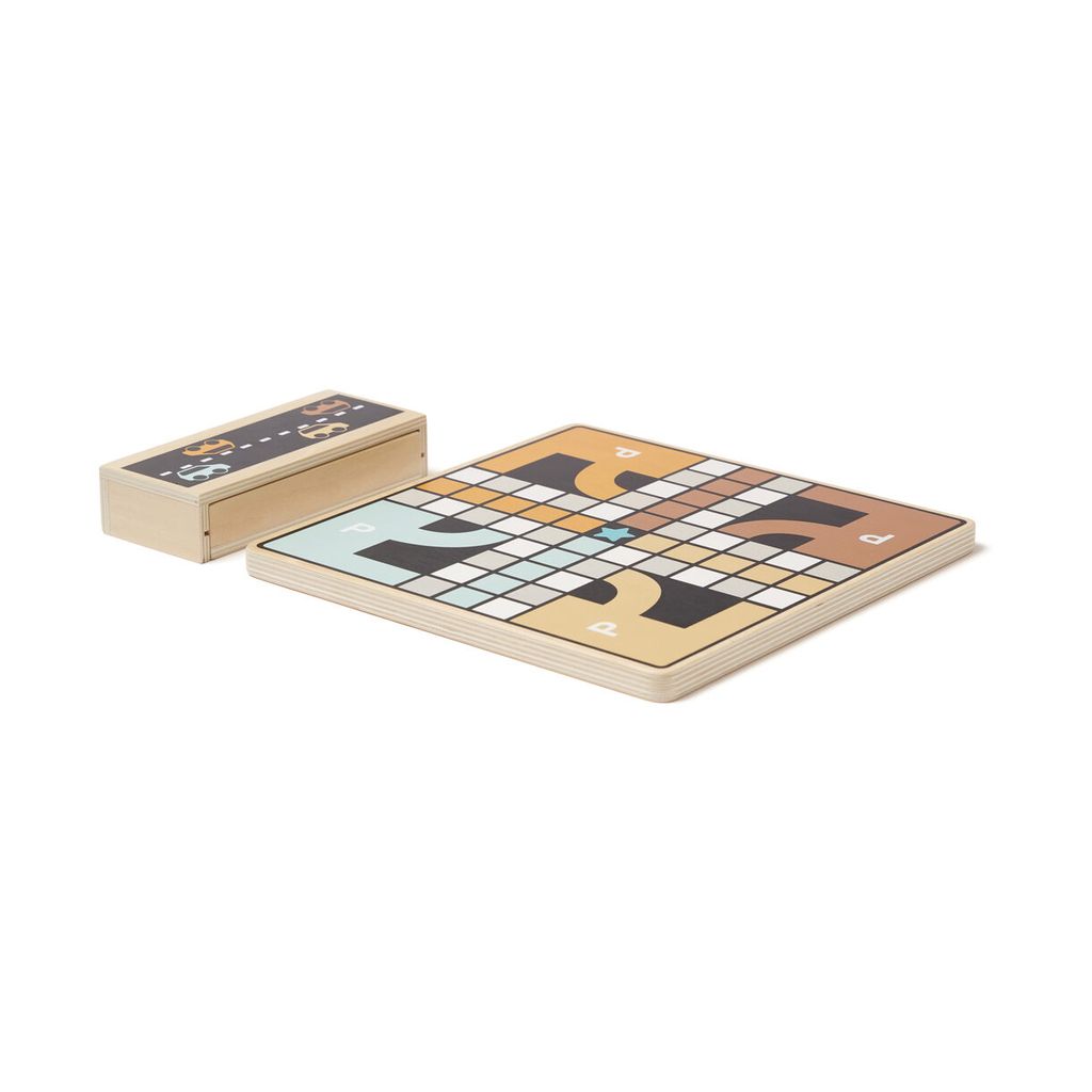 Kid's Concept mens erger je niet hout met autootjes Aiden - Afbeelding 2