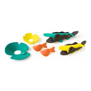 Quut diy badspeeltjes - krokodil - 9- delig