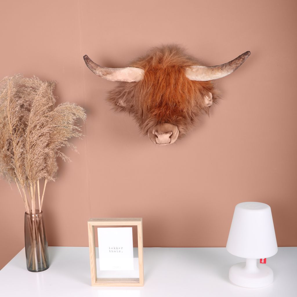 Wild and Soft dierenkop Schotse hooglander - Afbeelding 2