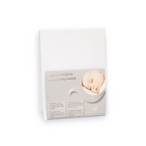 Mythos ledikanthoeslaken jersey 60x120 - wit