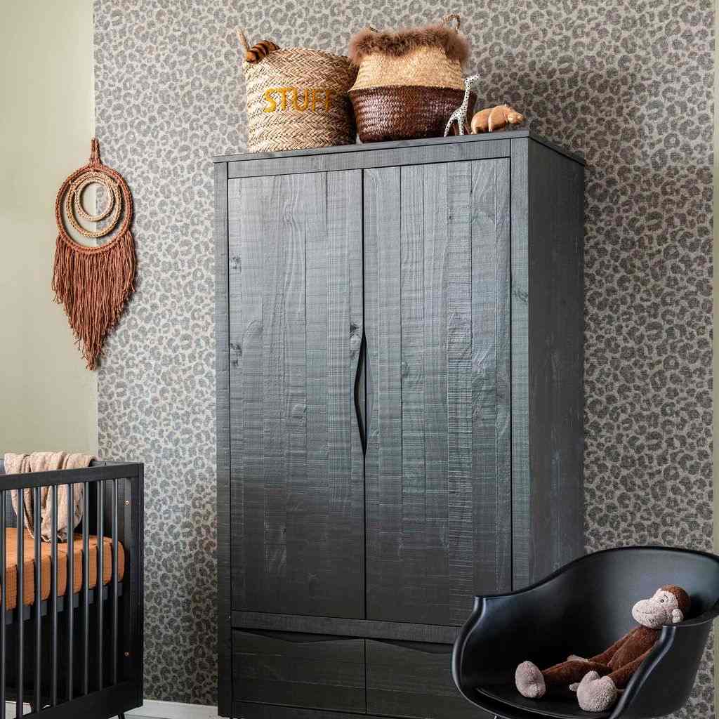 KidsDepot Fera opbergmand zeegras - medium/bruin - Afbeelding 2
