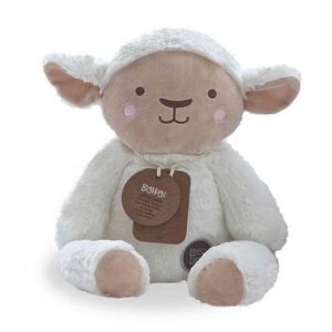 O.B. designs knuffel lammetje Leesa - wit