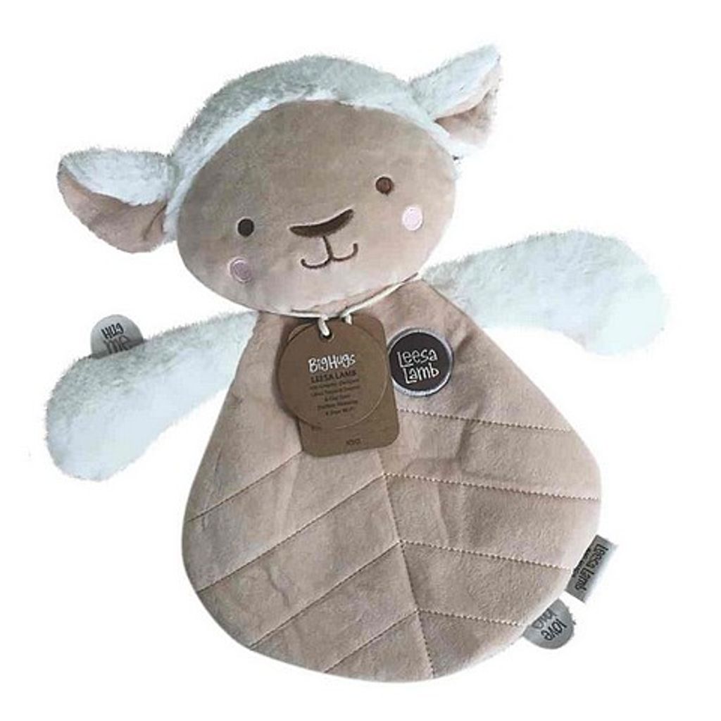 O.B. Designs knuffeldoekje lammetje - wit
