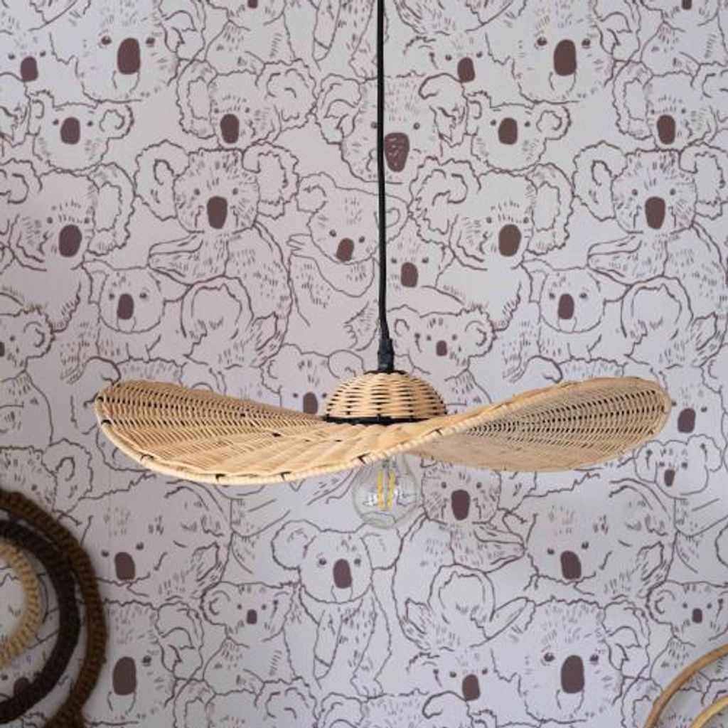 KidsDepot Vayen Hanglamp rotan - naturel - Afbeelding 2