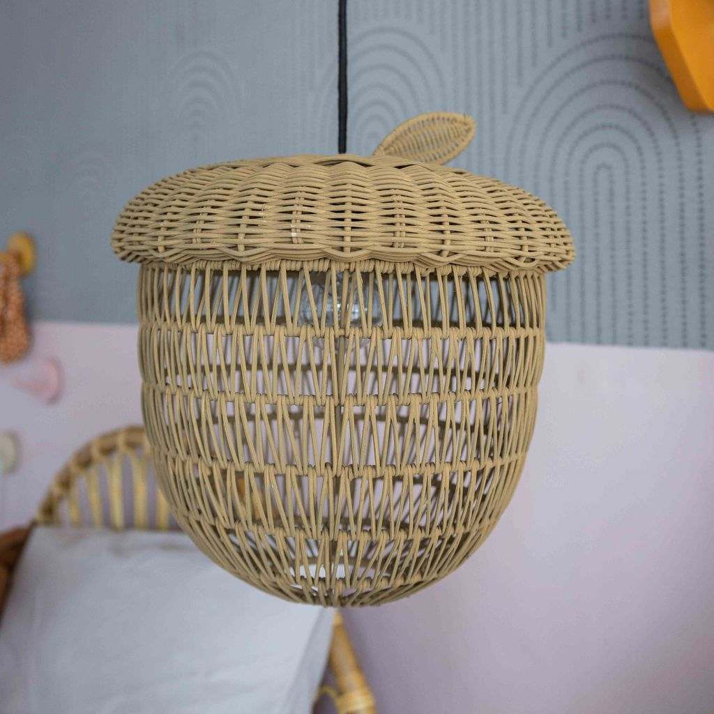 KidsDepot Veda Hanglamp rotan - naturel - Afbeelding 2